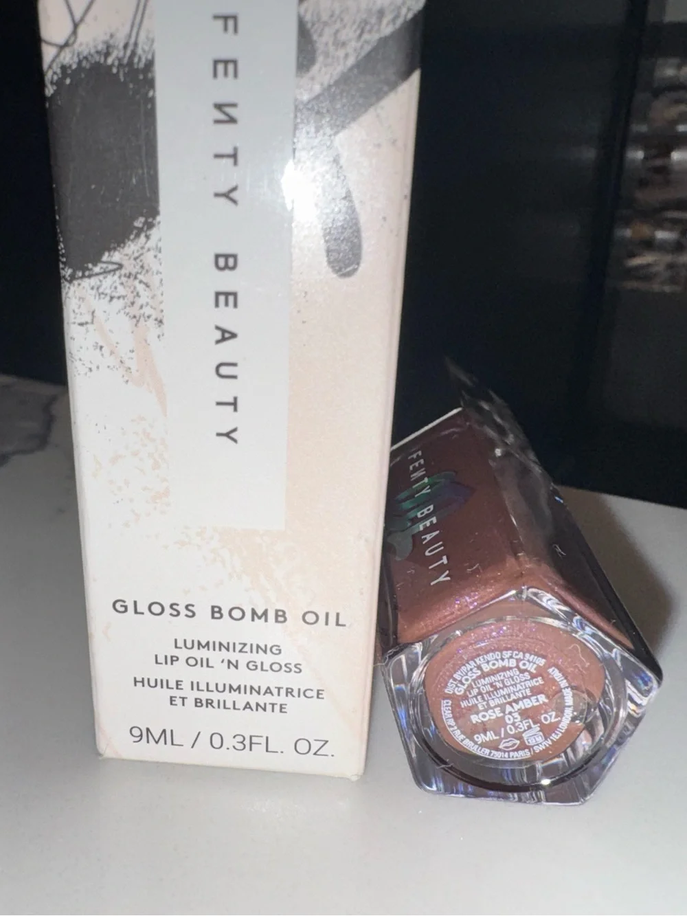 Fenty Beauty Gloss Bomb Oil Luminizing Lip Oil ’N Gloss - Rose Amber